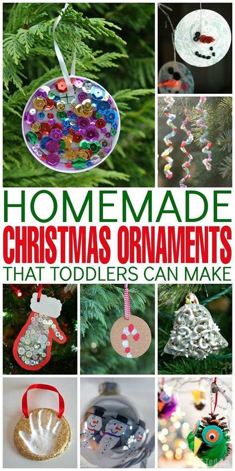 Homemade Christmas Ornaments That Toddlers Can Make | Christmas crafts ...