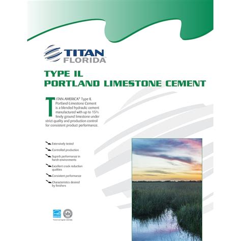 Titan Florida Portland Limestone Cement IL in the Concrete, Cement ...