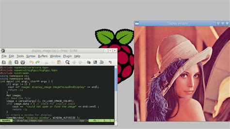 OpenCV 4.1.1 Tutorial Python Raspberry Pi 的图像结果