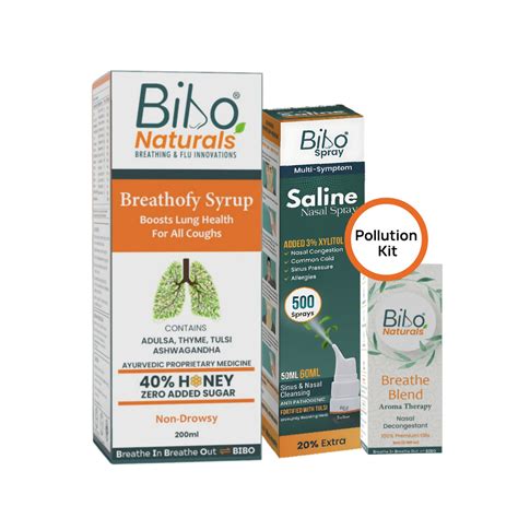 Bibo Pollution Detox Kit | Rejuvenating | 3 Natural Products