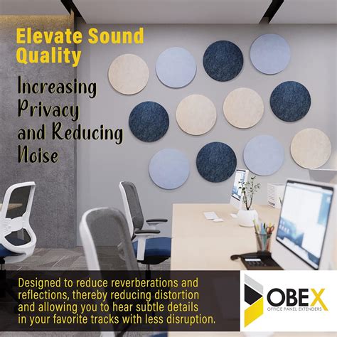 Buy OBEX Acoustic Wall Panels - Modernized Sound Panels, Acoustic ...