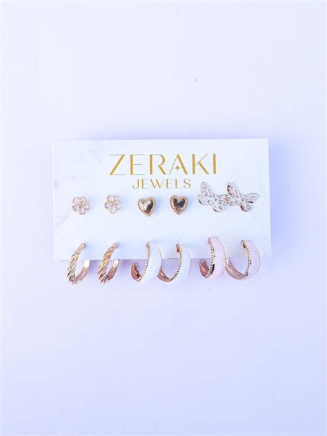 Buy Earrings Set Combo Online | Shop Now – Zeraki Jewels