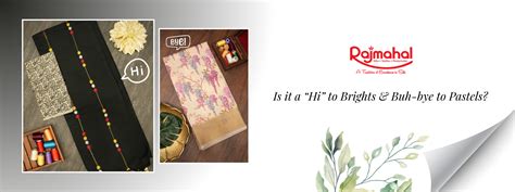 Is it a “Hi” to Brights & Buh-bye to Pastels? – Rajmahal Silks | Silk ...