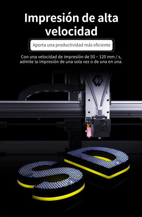 Channel letter 3D printer in Spanish