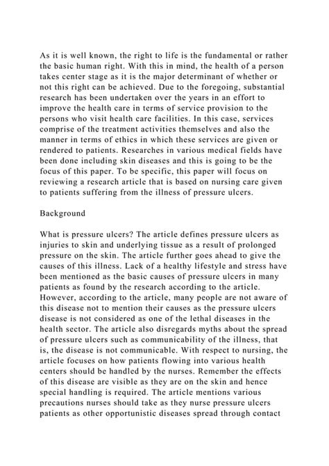 Image result for Picot Statement Example