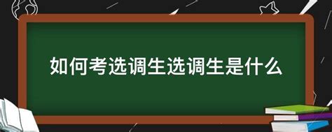 选调生是什么意思(选调生利弊) - 汽车时代网