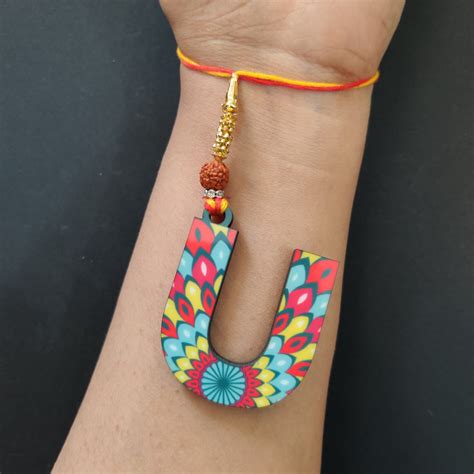 Alphabet A Rakhi for Brother , Bhaiya , Bhai – Bhai Please India