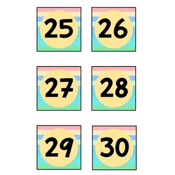 Image result for Color-Coded Number Labels