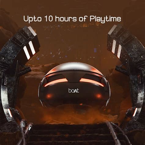 boAt Stone Bujji - Portable Bluetooth Speaker with 10 Hours Long Playback