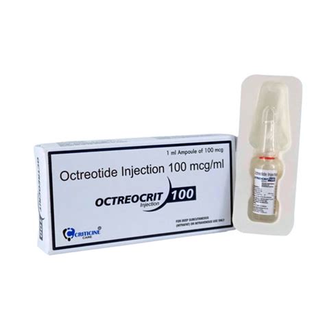 Octreotide 100 MCG Injections Mcbrex Lifesciences