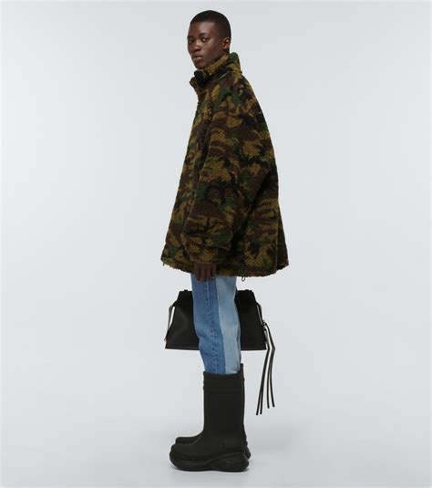 Balenciaga - Camouflage fleece jacket Balenciaga