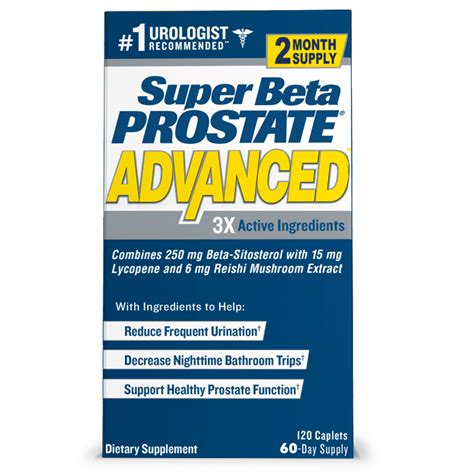 Super Beta Prostate Advanced ULTRA FORMULA, Prostate Health Supplement ...