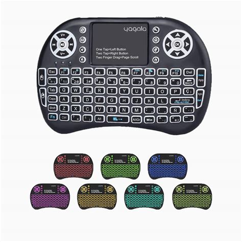 Amazon.in: Buy Backlit Mini Keyboard Touchpad Mouse,I9 Mini Wireless ...