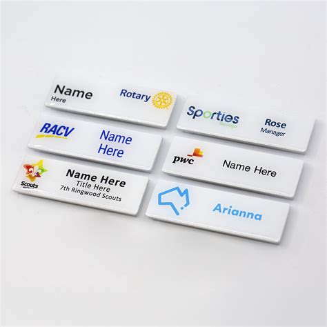 UV Domed Badges - Magnetic Name Badges Australia