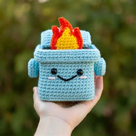 Emotional Support Dumpster Fire Crochet Pattern PDF - Etsy