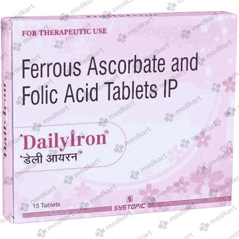 DAILY IRON TABLET 15'S - Uses, Side Effects, Price and Generic ...