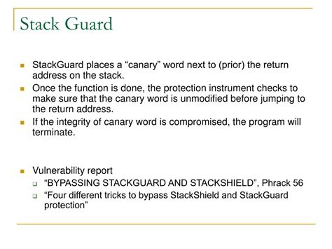 Image result for How Stack Protection Works