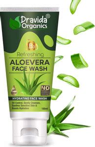 Dravida Organics Hydrating Aloe Vera for Pimples, Dry & Oily Skin-Tube ...