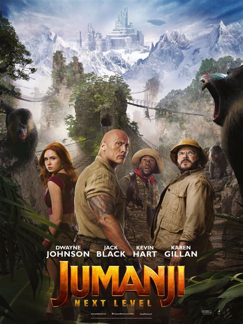 JUMANJI: THE NEXT LEVEL International Poster Sends The Lead Quartet ...