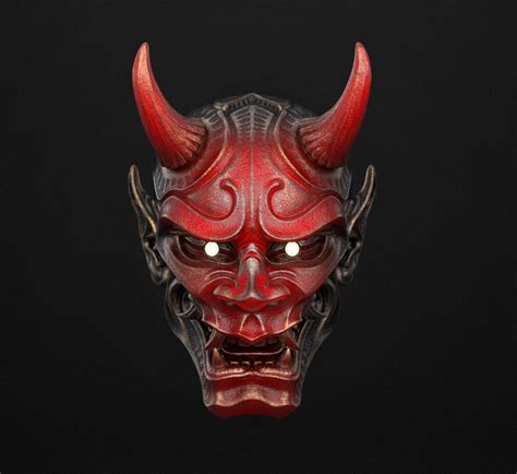Female Japanese Demon Mask at Imogen Corbett blog