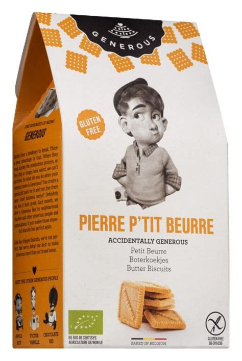 Pierre P`tit Beurre, økologisk, glutenfri, sandkage, glutenfri ...
