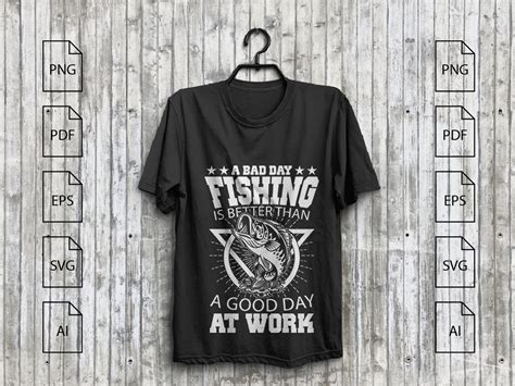 Funny Custom Fishing T Shirt Design Graphic by Spark Strom · Creative ...