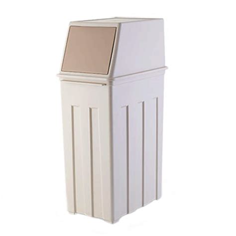 Large Capacity (30L) Trash Can - 8 Gallon Trash Can w/ Hinged Flap ...