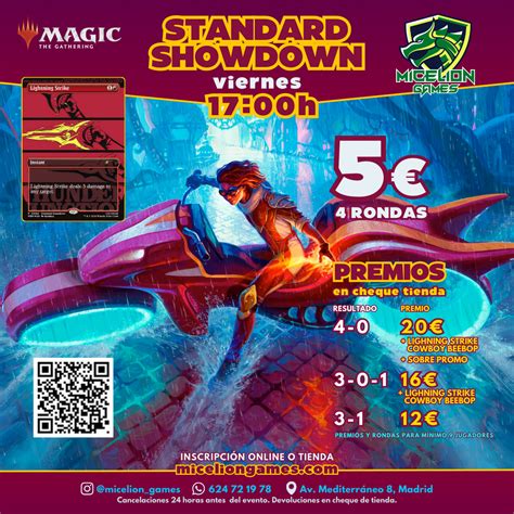 Inscripción Standard Showdown (viernes) (17:00h) | Micelion Games