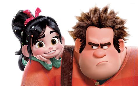 Ralph and Vanellope - Wreck-It Ralph wallpaper - Cartoon wallpapers ...