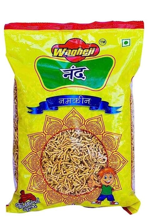 WAGHEJI Nand - Ujjaini Poha Sev Namkeen, Indian Snacks, Crunchy, Tasty ...