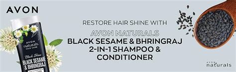 Avon Naturals Black Sesame and Bhringraj 2-in-1 Shampoo & Conditioner ...