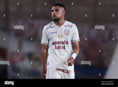 Lima, Peru. 04th Feb, 2024. Rodrigo Urena of Universitario de Deportes ...