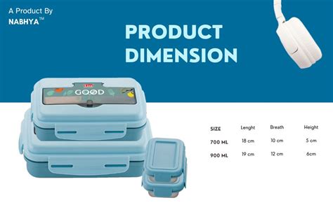 Buy Nabhya Good Meal Small Stainless Steel Lunch Box for Kids, Outer ...