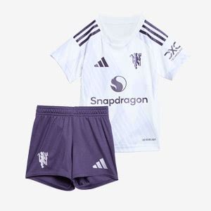 adidas Manchester United 24/25 Kids Away Shirt - Night Indigo - Boys ...