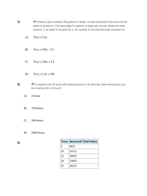 Image result for Math Test Example