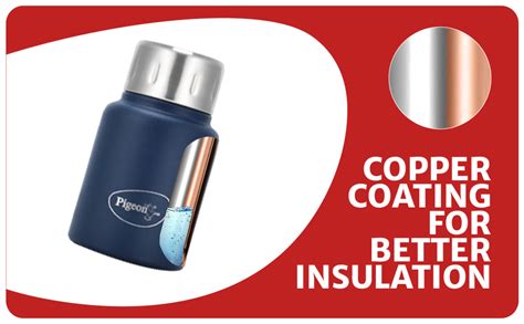 Pigeon Stainless Steel Trivia 160Ml Double Walled Insulated, Hot & Cold ...