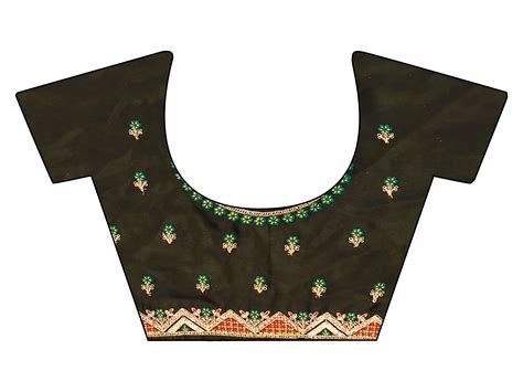 mehendi green colored designer jimmy choo saree with embroidered borde