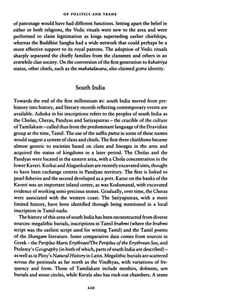 Politics and trade in early Tamilakam: A historical overview - Studocu