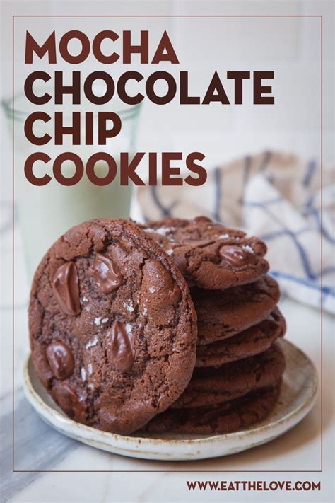 Mocha Chocolate Chip Cookies | Eat the Love