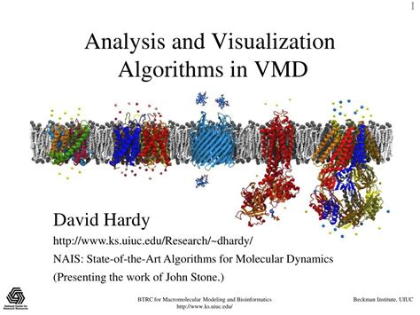 VMD Tutorial MD Analysis 的图像结果