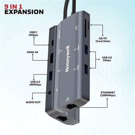 Buy Honeywell Type C 9-in-1 Docking Station