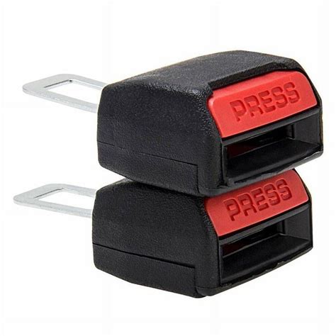 MIARHB Universal Car Seat Belt Extender, Safety Lock Clip, Adjustable, Black, Durable, Easy ...