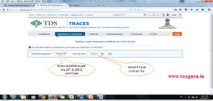 How to validate Section 197 & 195(3) Certificate from Traces