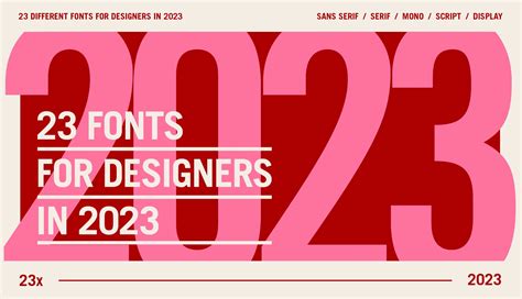 23 of the Best Fonts for Designers in 2023 | Jukebox Print