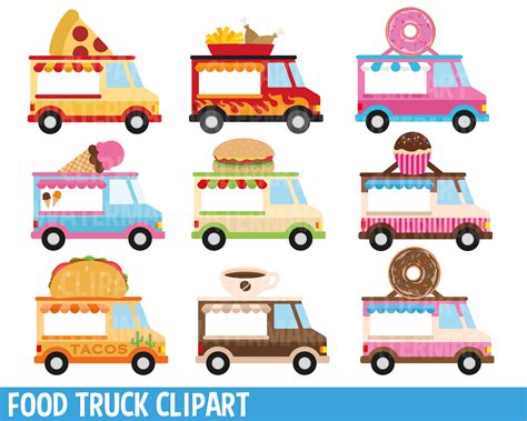 Food Truck Clip Art Mexican Taco Food Truck