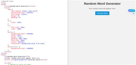 Image result for HTML Word Generator