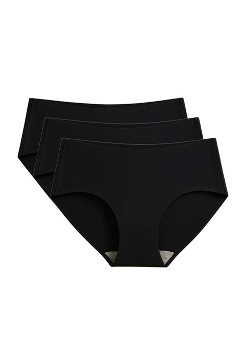 Seamless Bonded Hipster Panty - Black, Black & Black – Munns and Mars