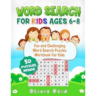Word Search For Kids Ages 6-8: Fun and Challenging India | Ubuy