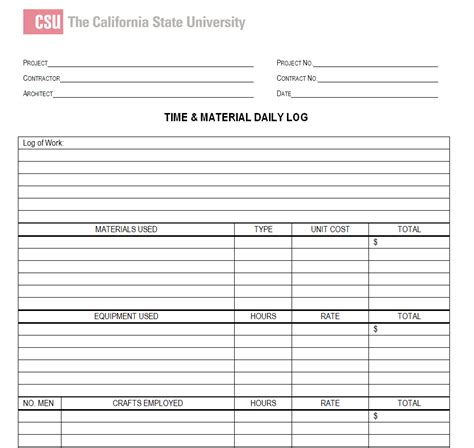 Image result for Time Log Notebook Example