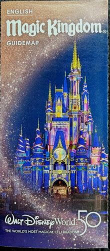 NEW 2023 Walt Disney World Theme Park Guide Map | Ubuy India